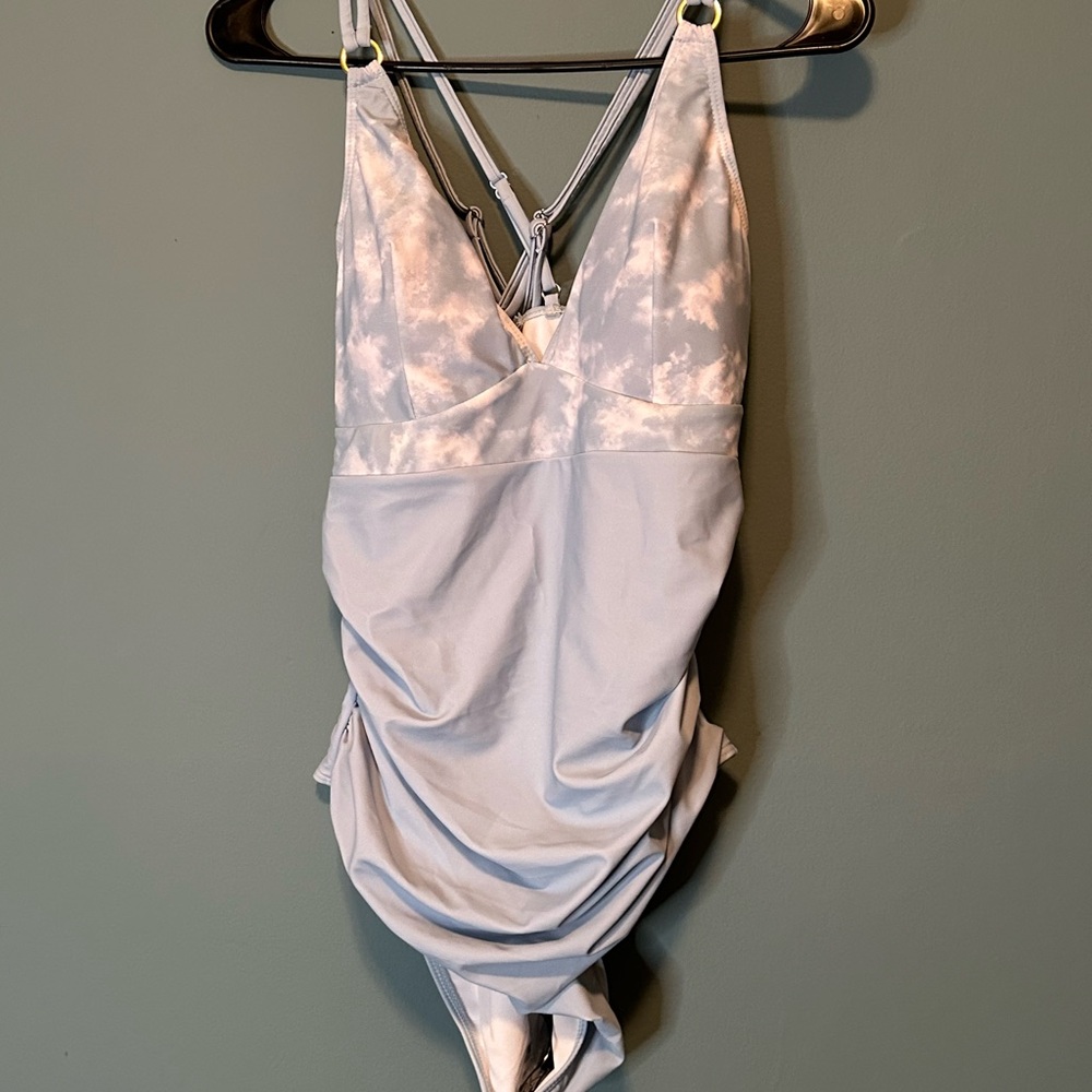 SHEIN Light Blue Swimsuit